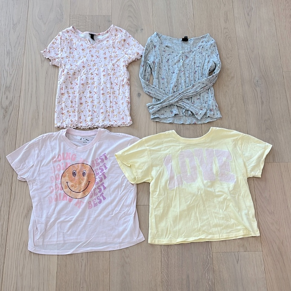 Bundle of Four Art Class Tees Size Youth Large 10/12